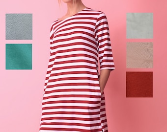 SALE - Limited Edition - Sheath Dress - Above The Knee Dress - Shorter Front - Longer Back Dress