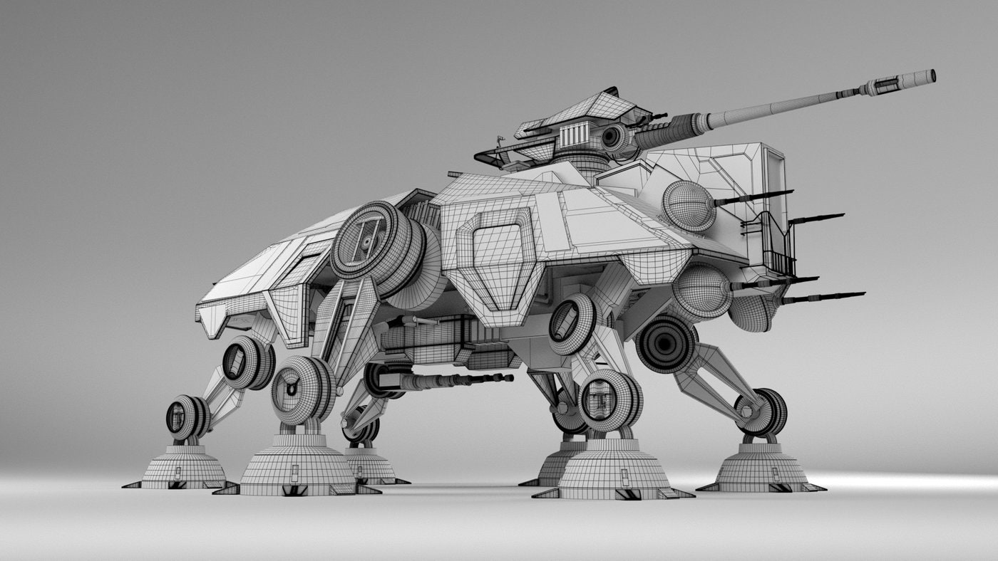 3D Model ATTE Inspired by Star Wars Universe Etsy Canada