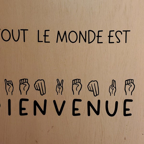 French Bienvenue Etsy