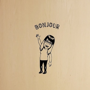 Personalized French Teacher Bitmoji Vinyl Decal: Classroom Decor