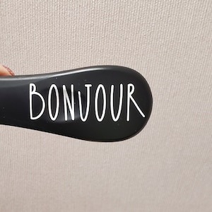 Bonjour vinyl for classroom phone