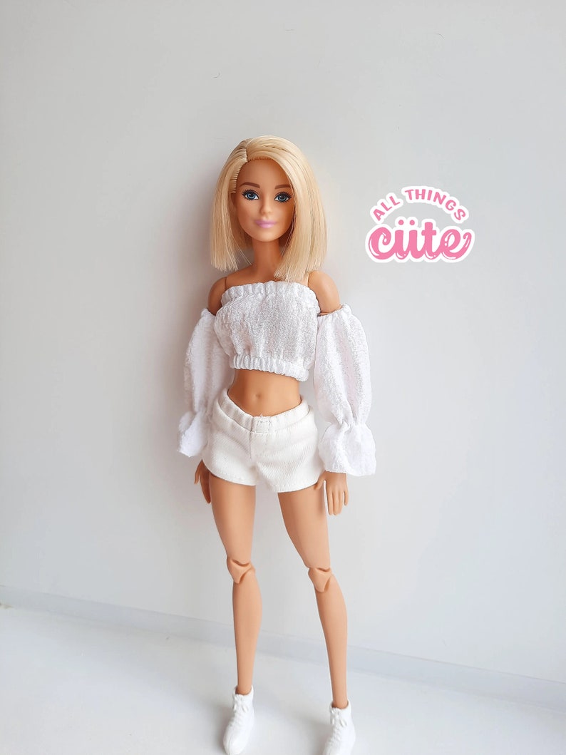 Barbi3 outfit doll clothing Rainbow High casual outfit Blythe doll dress handmade outfit 30 cm dolls BJD clothing miniatures Barbi3 miniskirt image 10