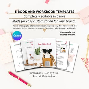 27 Page ebook Template Canva, Canva ebook Template, Lead Magnet Template, PLR, Commercial Use