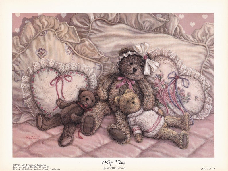 Set/2 Vintage Fine Art Prints by Artist Kruskamp Etsy