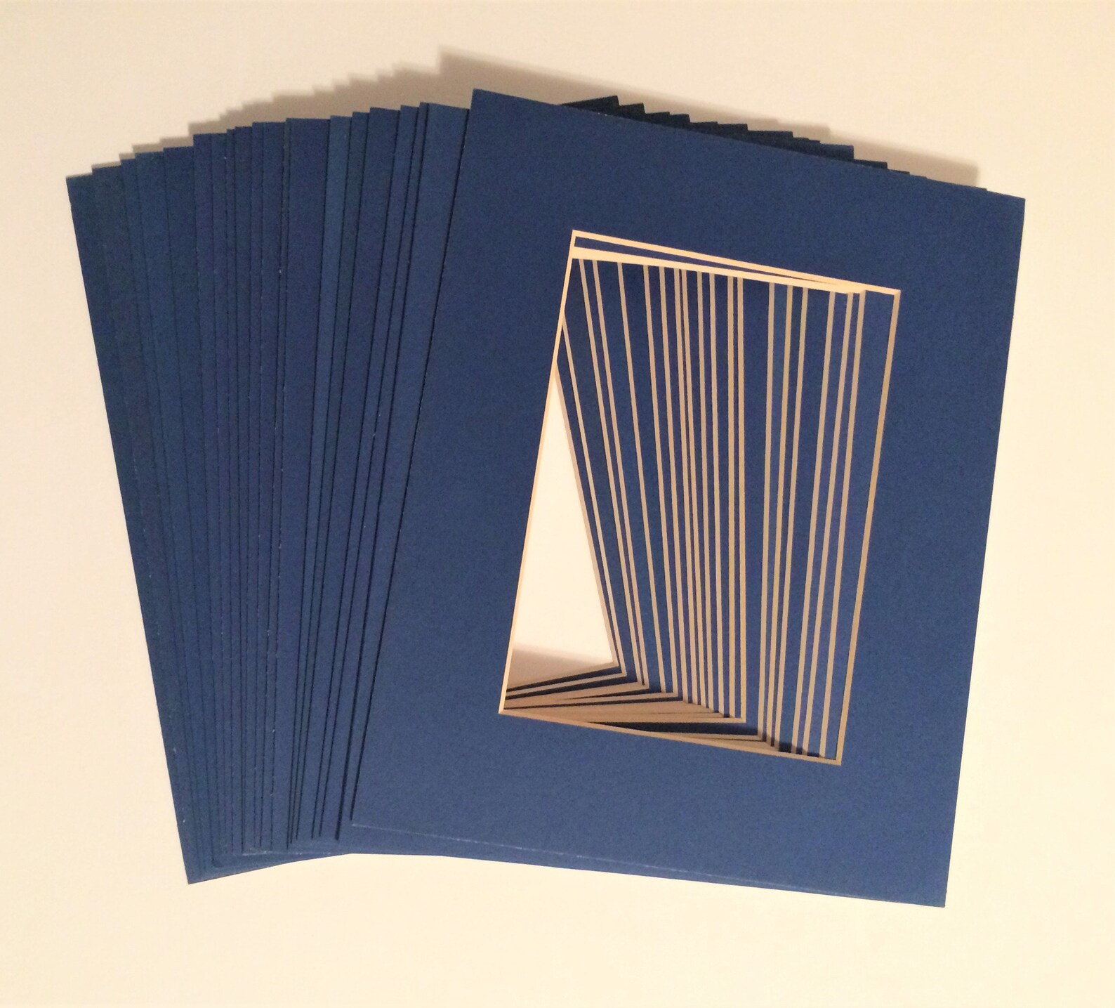 Lot/20 8x10 Photo Mats Dark Blue Etsy