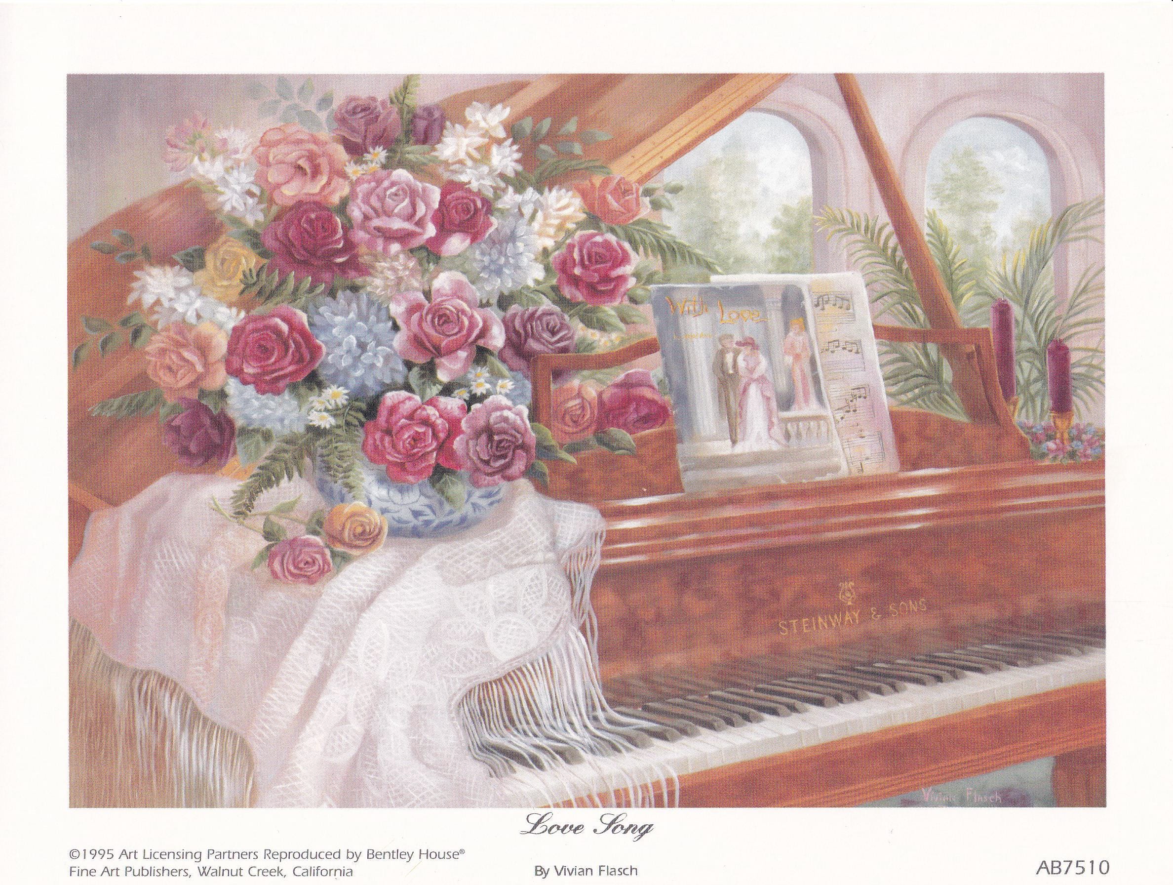 Set/2 Vintage Fine Art Prints by Artist Vivian Flasch - Etsy
