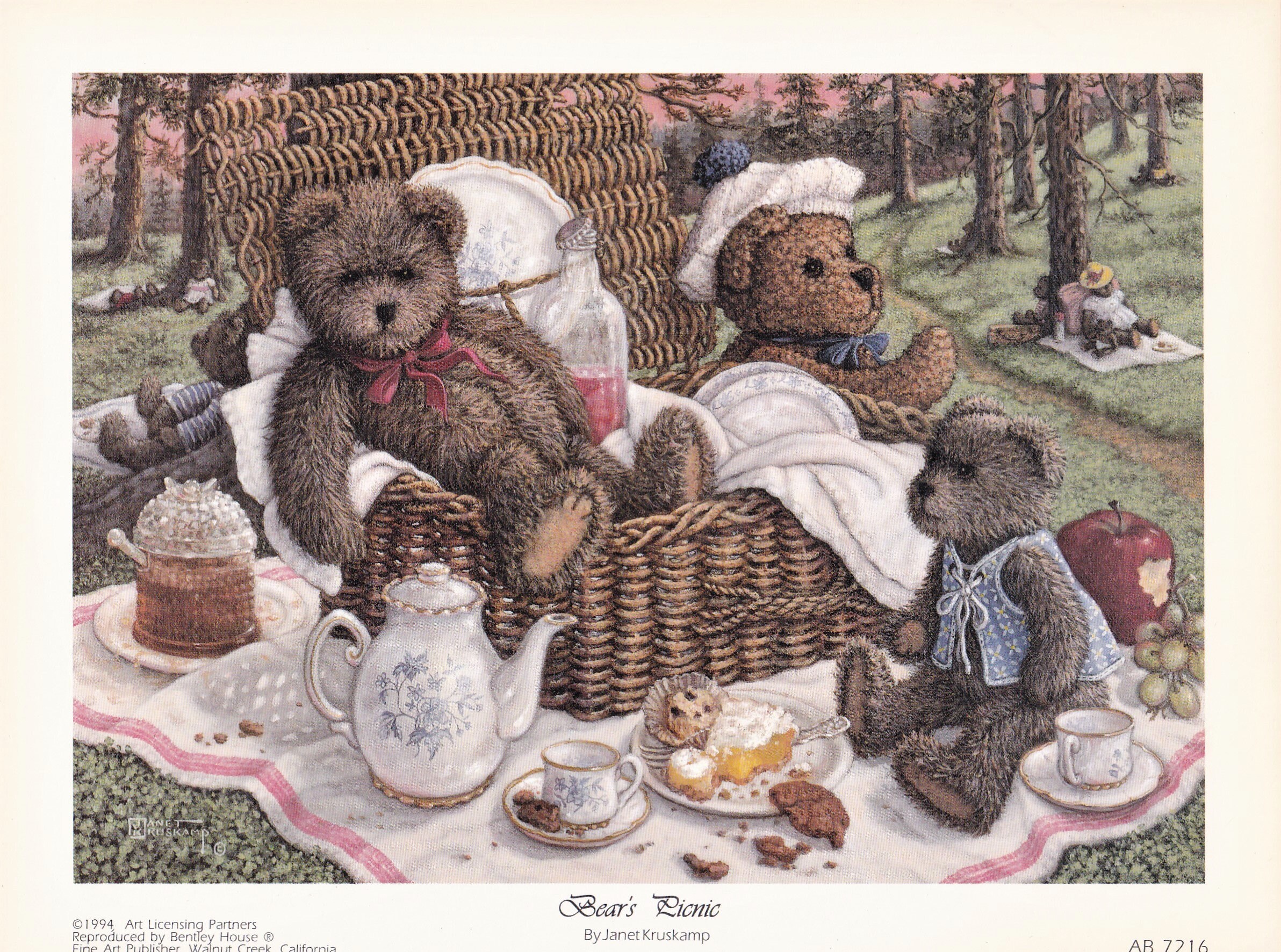 Set/2 Vintage Fine Art Prints by Artist Kruskamp Etsy