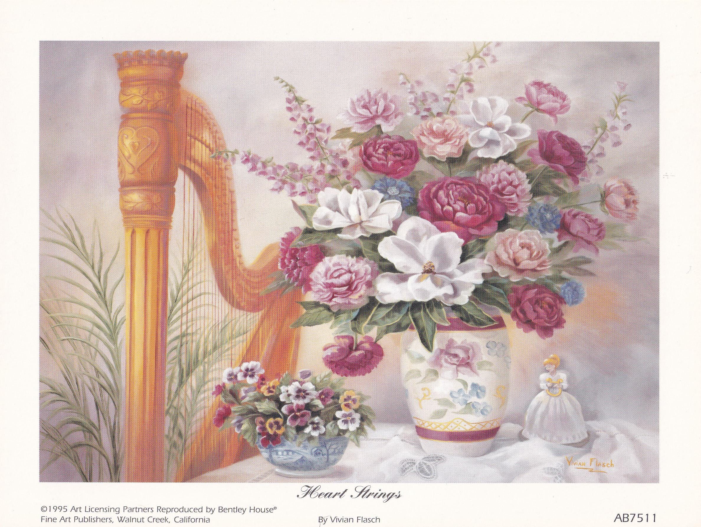 Set/2 Vintage Fine Art Prints by Artist Vivian Flasch - Etsy