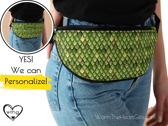 Custom Dragon Scales Fanny Pack Dragoncore Crossbody Bum Bag