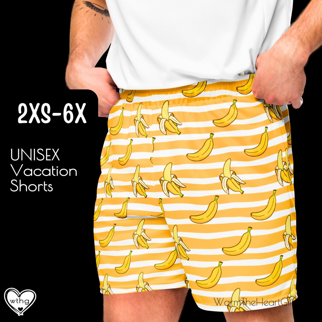 Banana Monkey Print Pattern Women's Shorts
