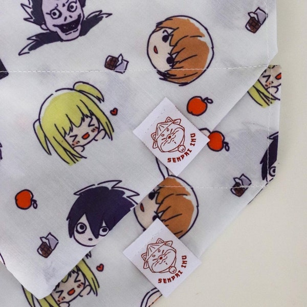 Anime Death Note Pet Bandana- Dog, Cat