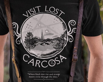 Visit Lost Carcosa | Unisex Vintage Travel T-Shirt