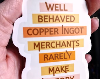 Infamy | Ea-Nasir Funny Vinyl Sticker