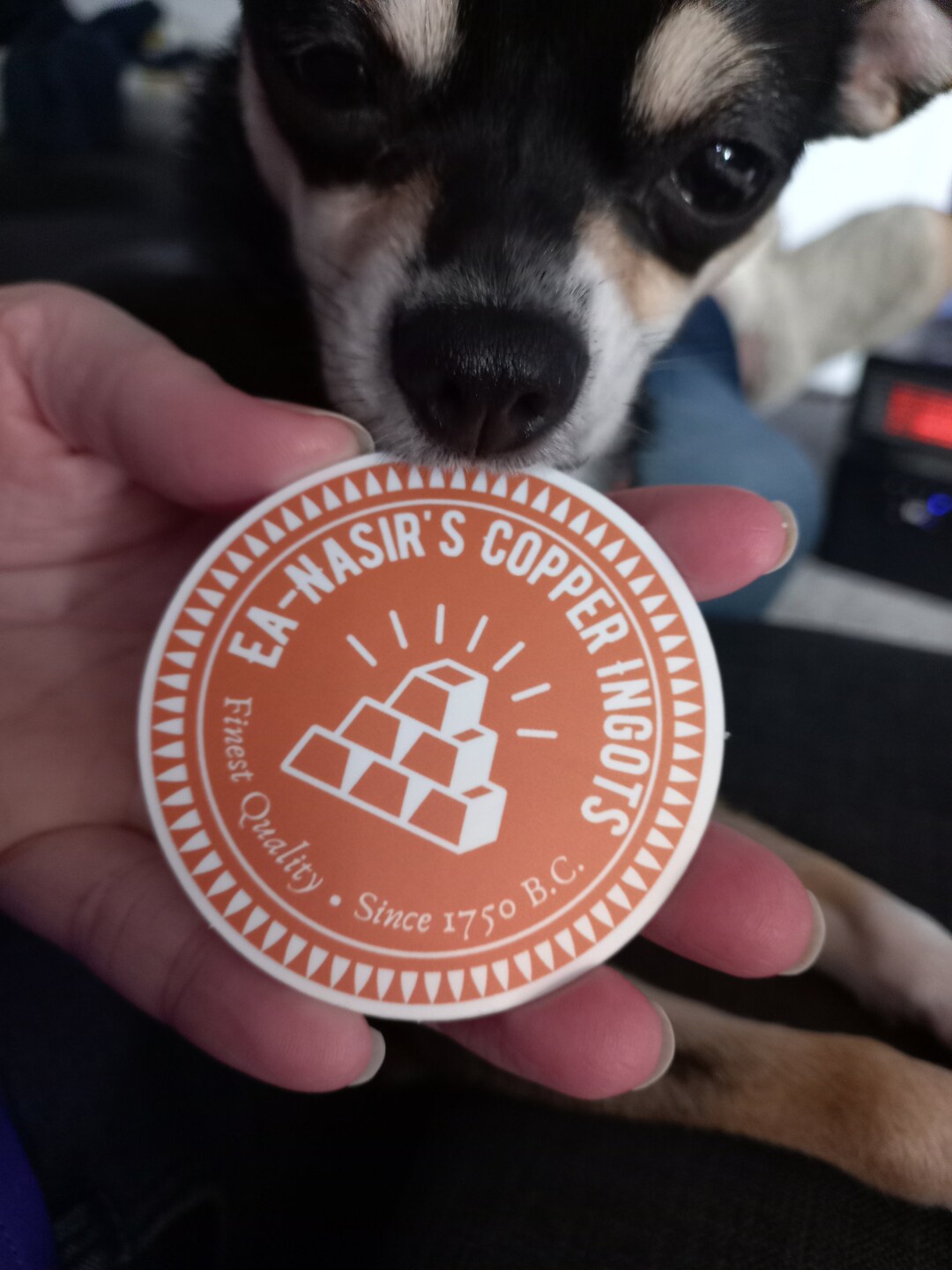 Eanasir's Finest Copper Ingots Funny Round Vinyl Stickers Etsy