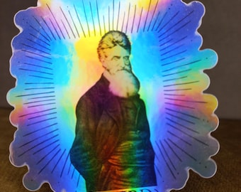 WWJBD Holographic Sticker | What Would John Brown Do? Abolitionist Activism Decal