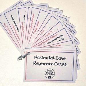 Cartes de référence postnatales : guides de poche pour les étudiants en pratique sage-femme