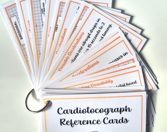 Midwifery CTG Cards: Pocket-Size Cardiotocograph Learning Guides