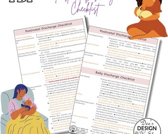 Postnatal Discharge Checklist: Midwifery Student Guide (Digital Download)