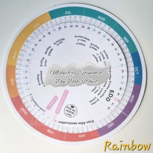 MIDWIFERY ESTIMATED DATE Wheel - Student Midwife - Midwifery Learning Resources - Midwifery Tools - Pregnancy Wheel - Birth Tracker