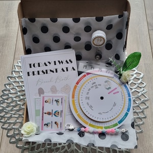 PACK ÉTUDIANTE SAGE-FEMME - Kit de démarrage pour sages-femmes - Cadeau, cartes d'étapes importantes, perles de dilatation, roue dentée, enrouleur de badge personnalisé et guides de poche.