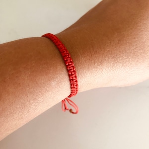 Armband met rood koord Boze oog rode koordarmband Lucky Charm armband Beschermengel armband Kabbalah rode armband afbeelding 2