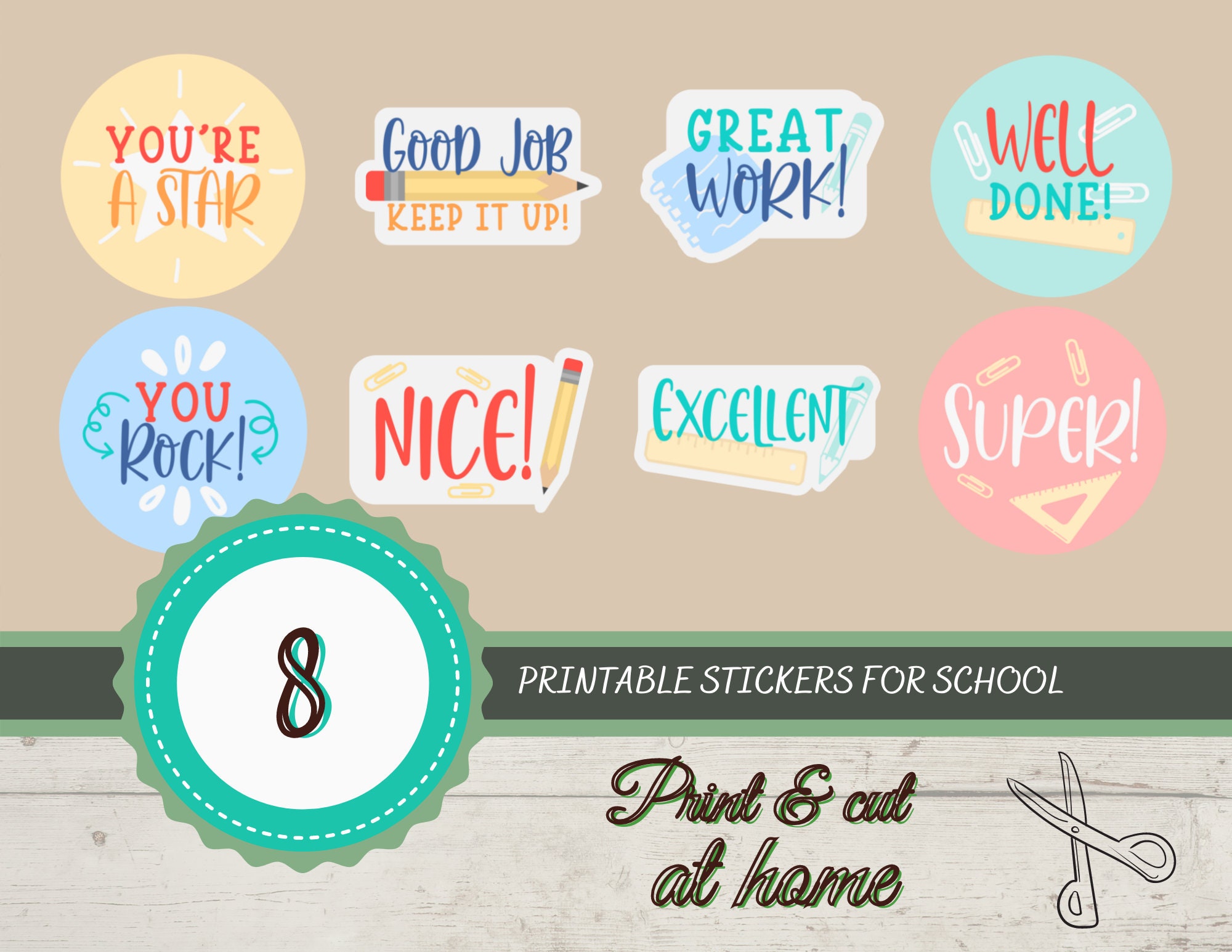 Teacher Quotes Stickers School Digital Stickers for Digital Etsy UK