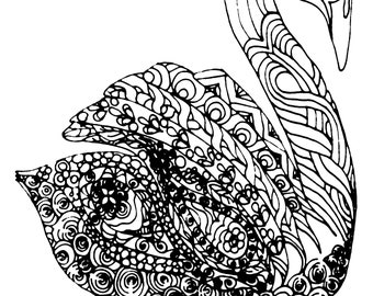 Swan, Swan T-shirt, Swan shirt, Swan lake, Swan graphic, Graphic swan,
