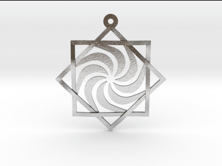 Melchizedek Vortex Sacred Geometry Pendant - Etsy