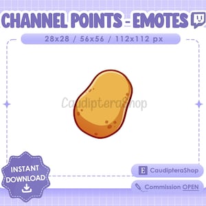 Channel Point / Twitch Emote Potato - Potato - Potato