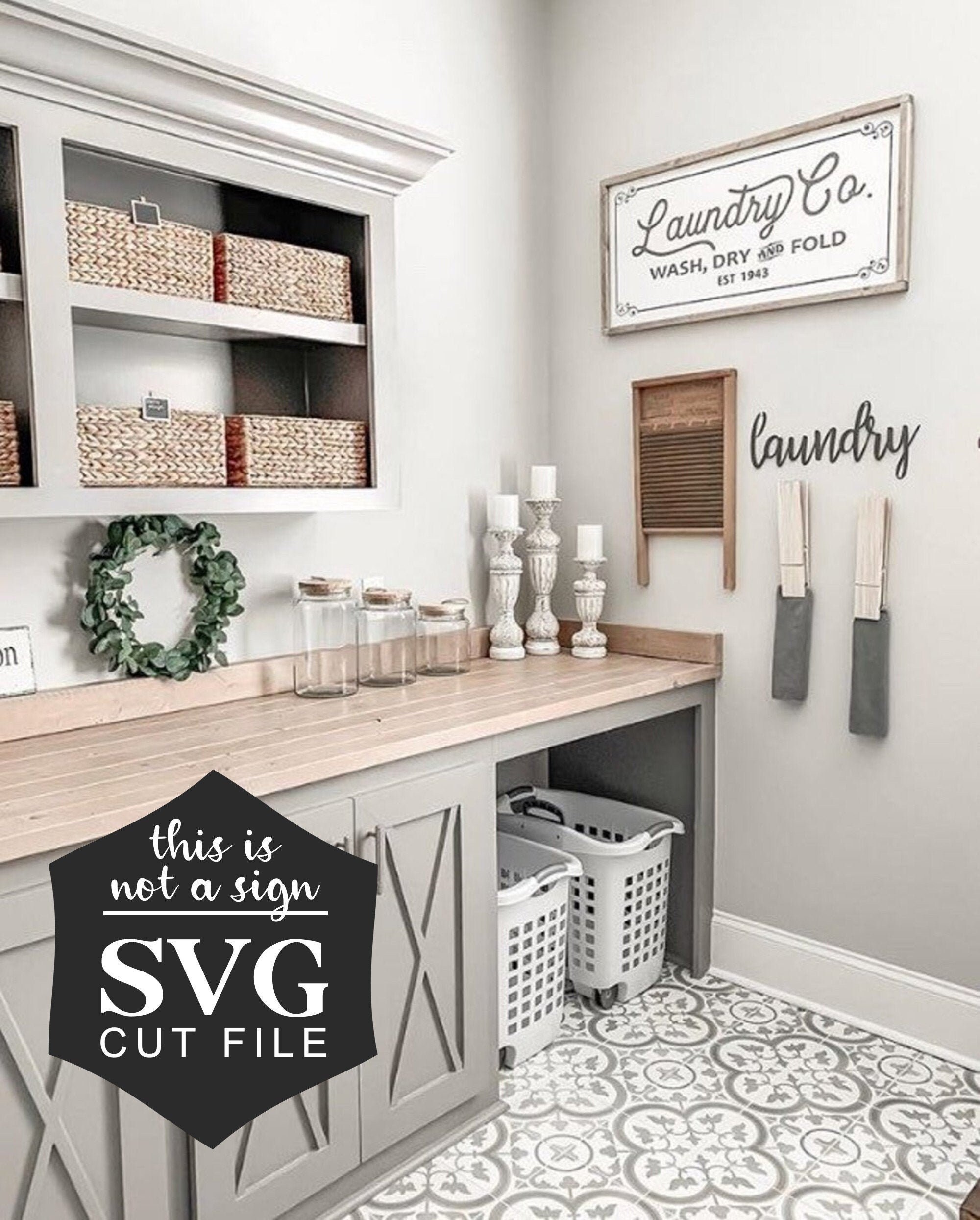 Laundry Room SVG Cut File - Etsy
