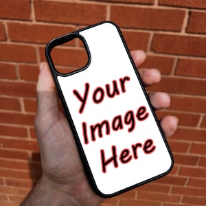 Custodia per telefono personalizzata, regali di Natale, iPhone 14 Pro Max, iPhone 15, la tua foto, immagine e testo personalizzati