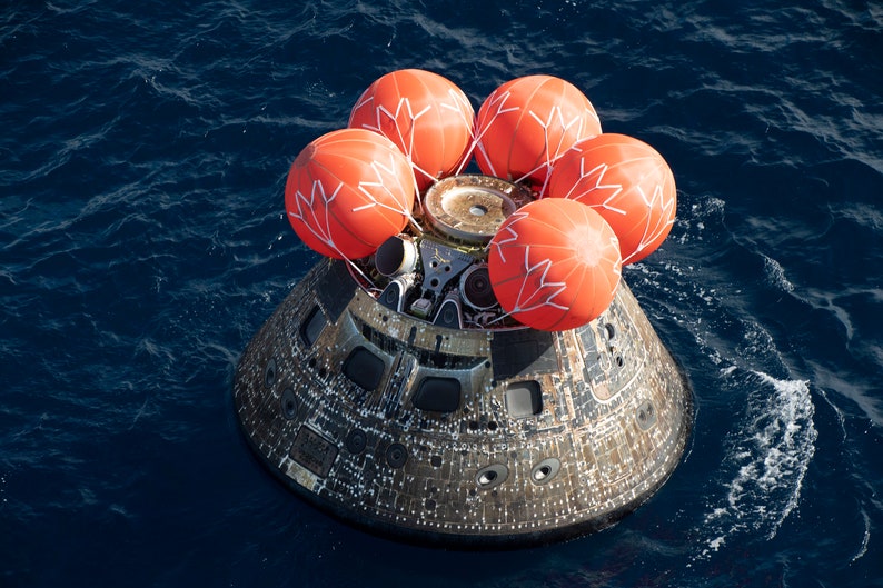 Artemis Inflatble Artemis I Orion Splashdown Photo Print - Pick From 2 Photos - NASA ...