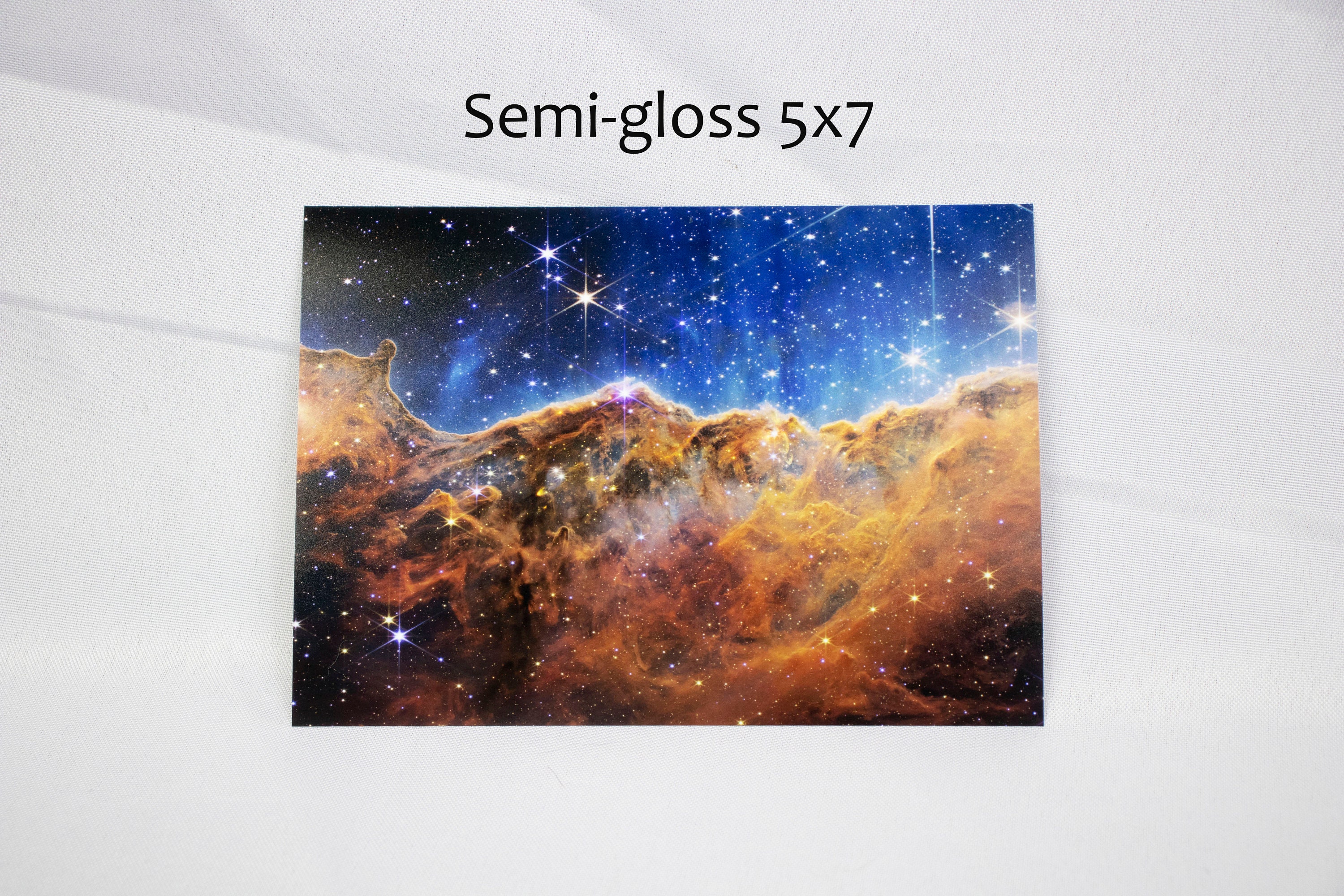 James b Pillars of Creation Photo Print MIRI & Nircam Composite