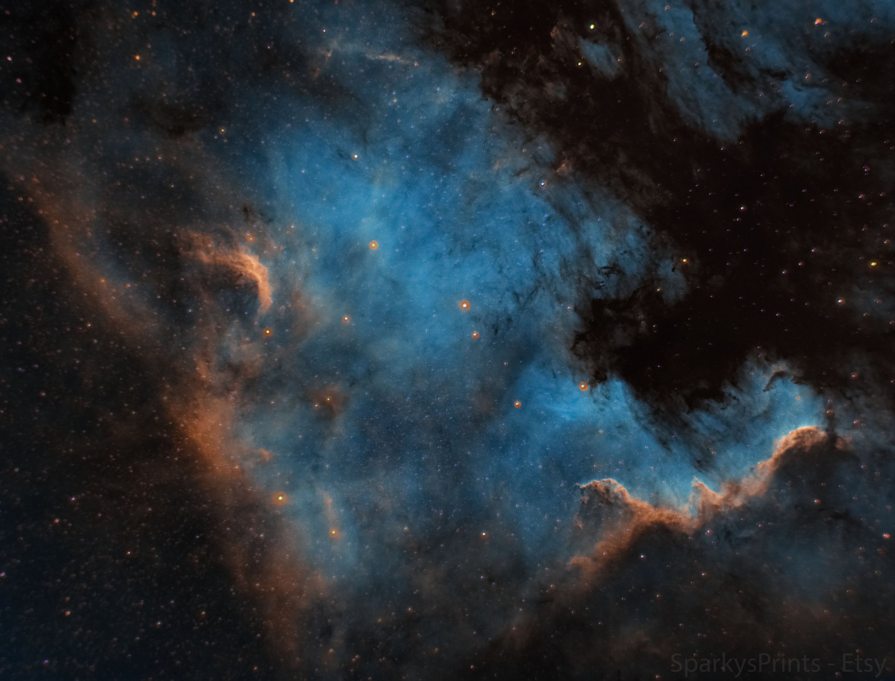 North America Nebula Photo Print Amateur Astrophotography