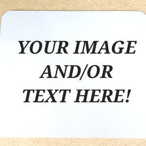 Benutzerdefinierte Mauspad mit Ihrem eigenen Foto, personalisierte Mauspad und Schreibtischmatte, Gaming Mauspad, Büromaterial, 24x20x0,3 cm