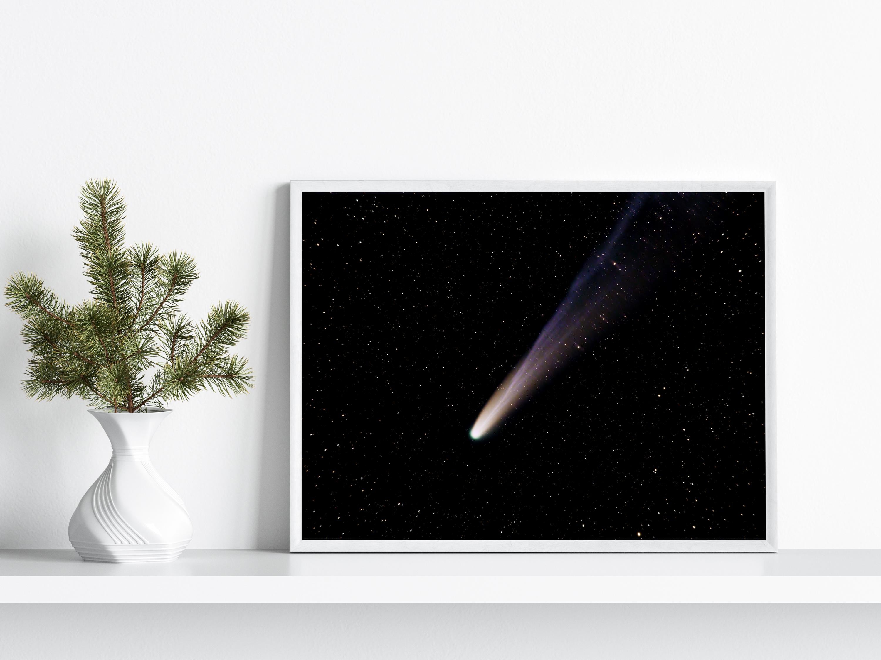 Comet C/2025 A6 Lemmon Print, Amateur Astrophotography Print, Wall