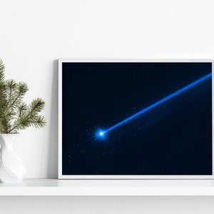 NASA Print, Wall Art, Home Decor, Dimorphus Asteroid Print, NASA DART Mission, 3 Months After Collision, Space Prints, Home Art