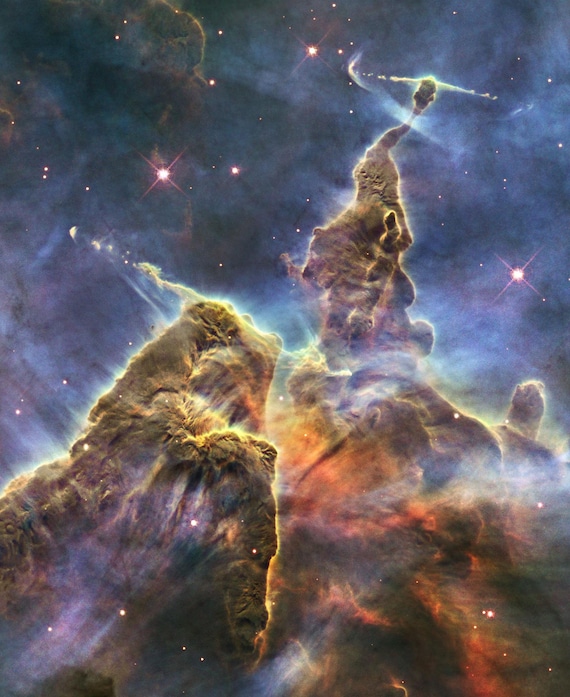 // タイムSALE // ⭐︎ 美品 ⭐︎ NEBULA Carina Nebula- JPL - NASA - Mystic Mountain - PIA15985 - Hubble