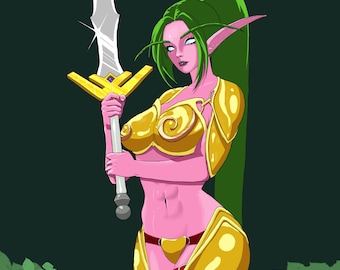 Custom Fantasy Character Portrait | RPG Commission, OC Art, Bespoke Digital Illustration