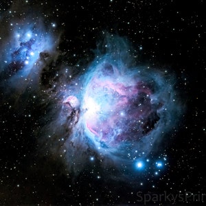 Space Print, Astrophotography Print, Original Wall Art Orion Nebula Print, Amateur Astrophotography Photo Print
