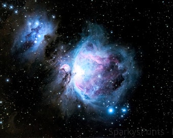 Space Print, Astrophotography Print, Original Wall Art Orion Nebula Print, Amateur Astrophotography Photo Print