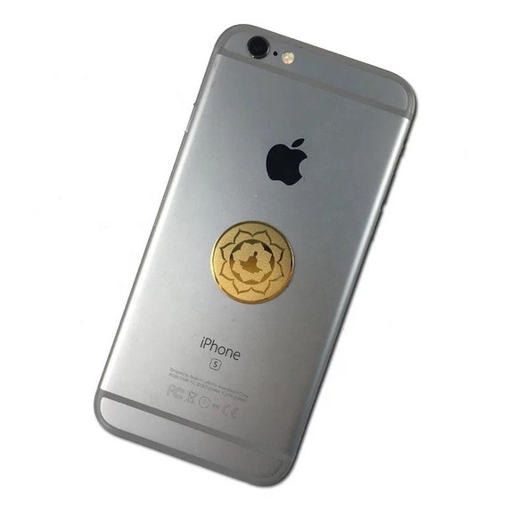 Anti Radiation Protector Shield EMF Protection Cell Phone Sticker EMR Blocker, Gold