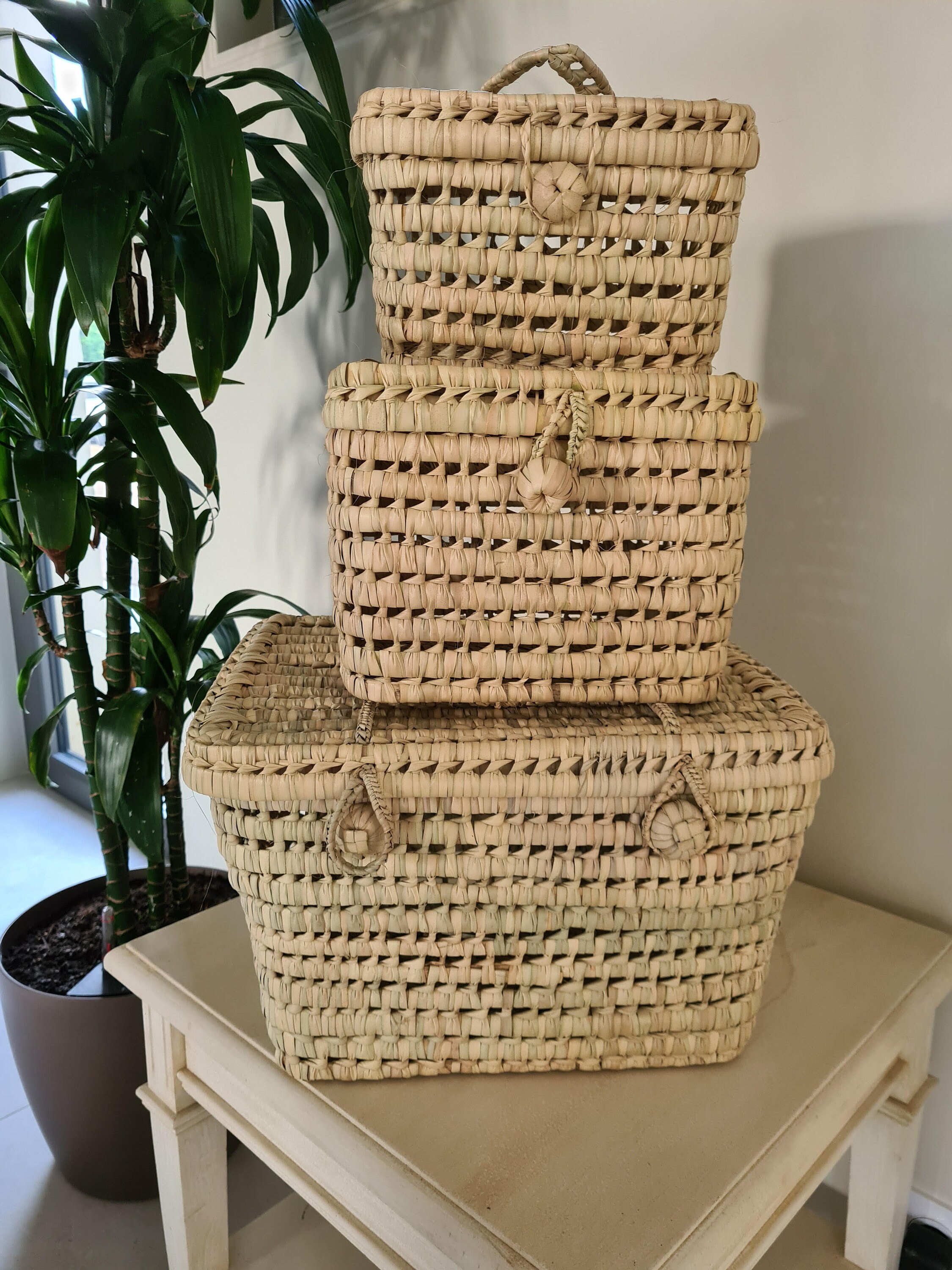 Vanity Feuilles de Palmiers