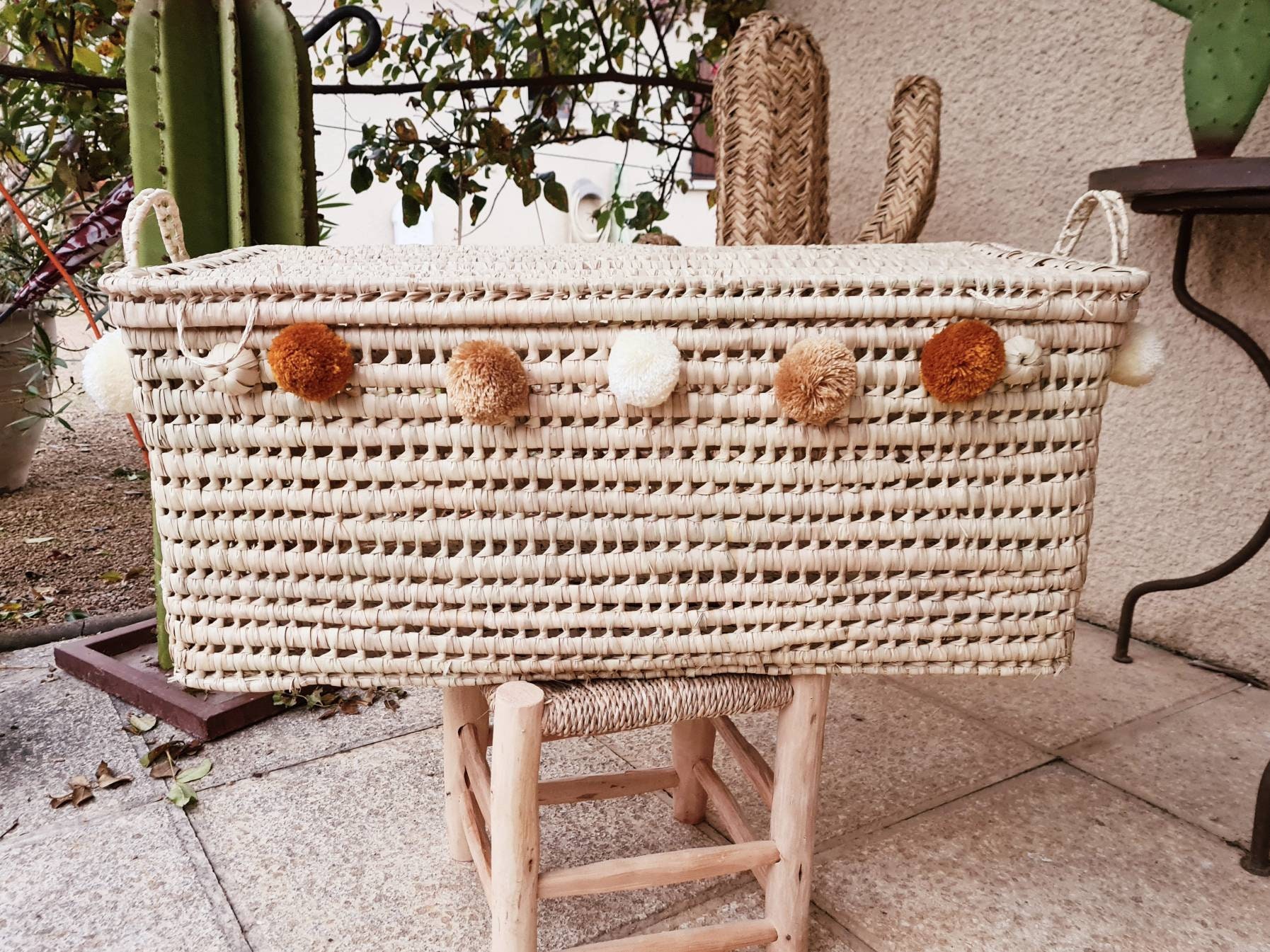 Malle Xl Feuilles de Palmiers