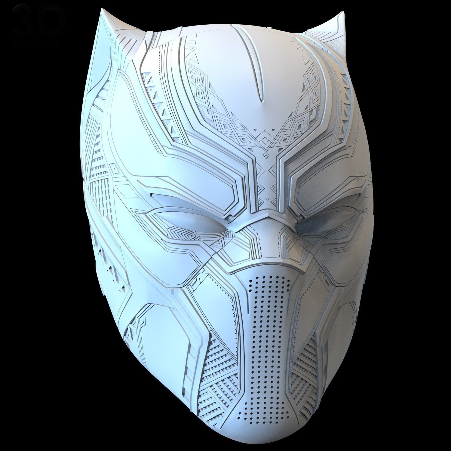 Casco de pantera negra REAL STL Archivo Impresión 3D | Etsy
