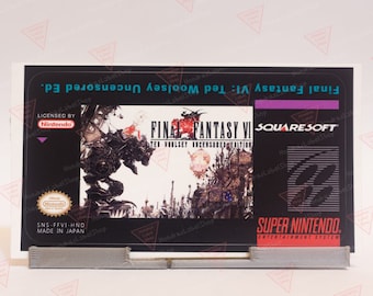 Final Fantasy VI (Ted Woolsey ed.) - SNES NTSC Reproduction Label