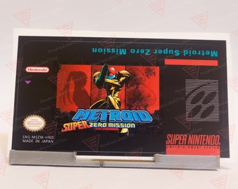 LIVRET D'INSTRUCTIONS MANUEL Super Metroid Super Nintendo SNES NTSC USA