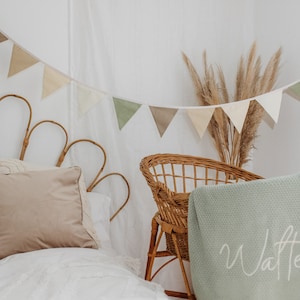 Nursery Bunting Woodland Bunting Sarari bunting Nature theme nursery decor green nursery decor neutral nursery decor garland Green Bunting