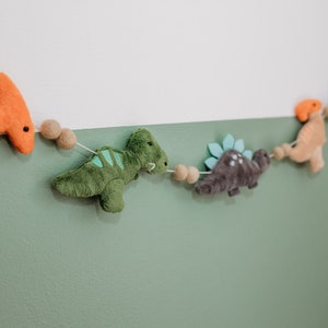 Dinosaur Garland Stocking Filler Dinosaur Theme Dinosaur Mad Gift Toddler Gift Idea Christmas Gift Christmas Gift Toddler Mad dinosaur image 7