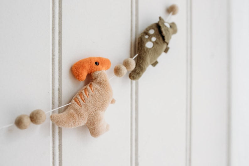 Dinosaur Garland Stocking Filler Dinosaur Theme Dinosaur Mad Gift Toddler Gift Idea Christmas Gift Christmas Gift Toddler Mad dinosaur image 4